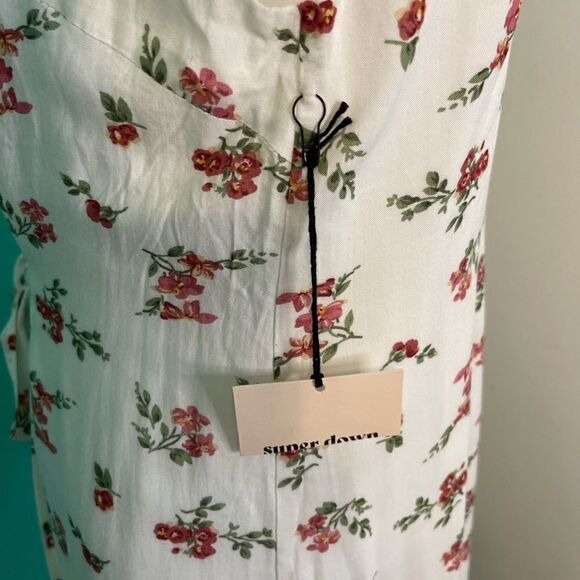 REVOLVE SUPERDOWN Romina Floral Buttons Front Mini Dress.Size S - Picture 9 of 14